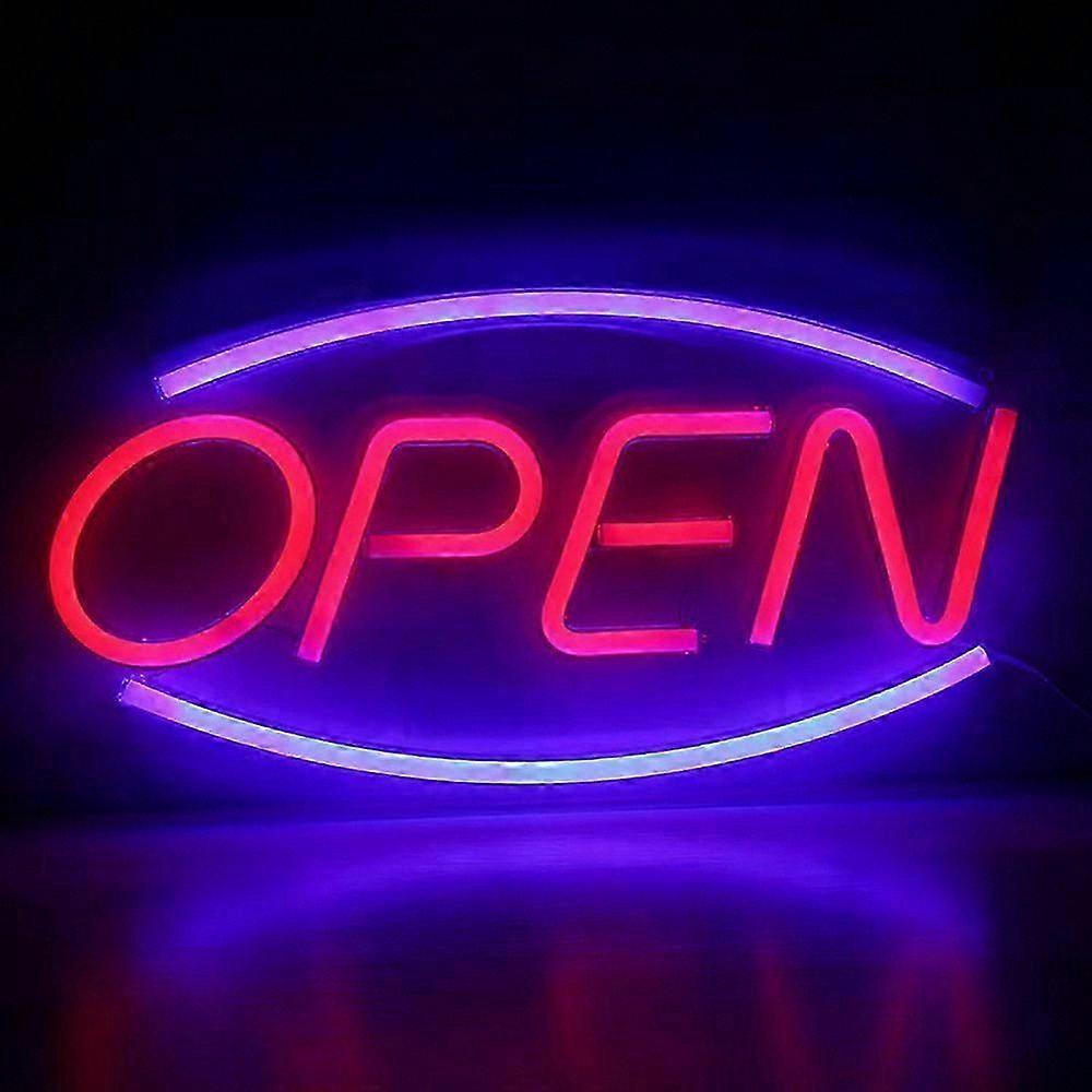 LED Wall Light Decoration with Illuminated Open Sign for Home and Business Use