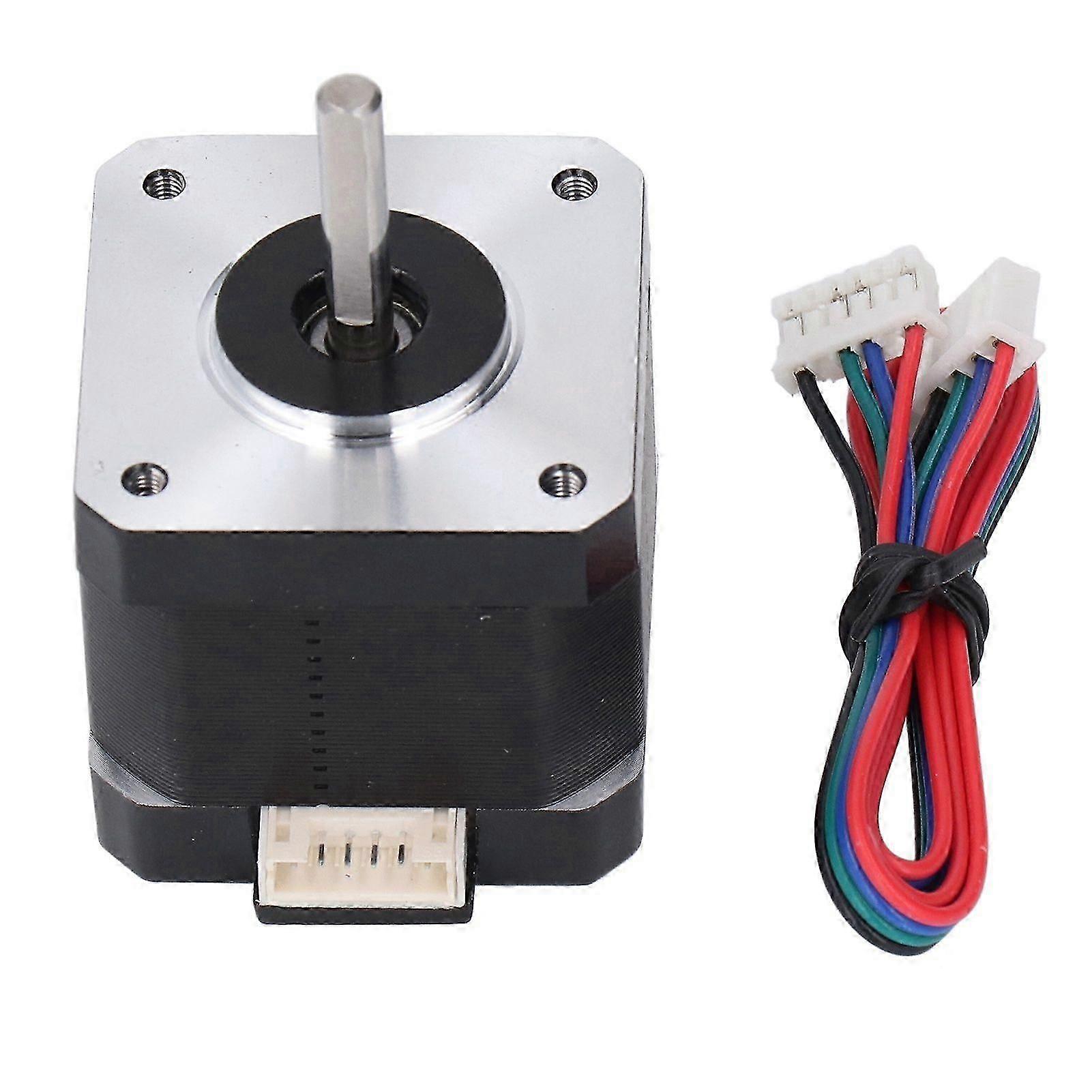 42 Stepper Motor 2 Phase 1.7A 1.8 Degree 0.4N.M Stepper Motor with Wire for 3D Printer Engraving Machine