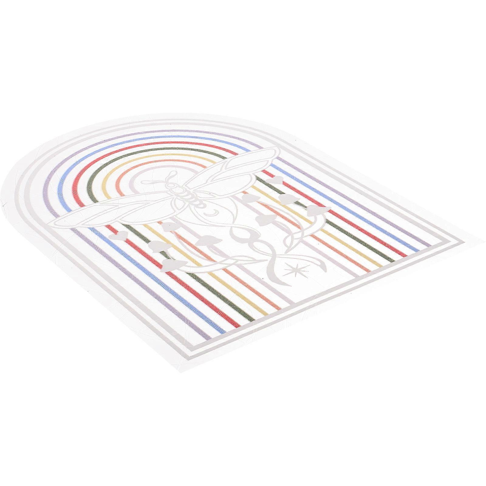 Rainbow Window Stickers Window Cling for Bird Strike Prevention 2Pcs