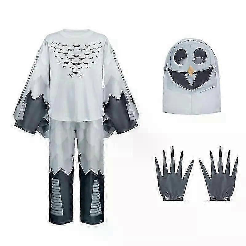 2025 99-Nights in The Forest Deer Costume Owl Forest Cosplay Costume Halloween Animal Top Pants Mask Glove Cosplay Costume - FKB
