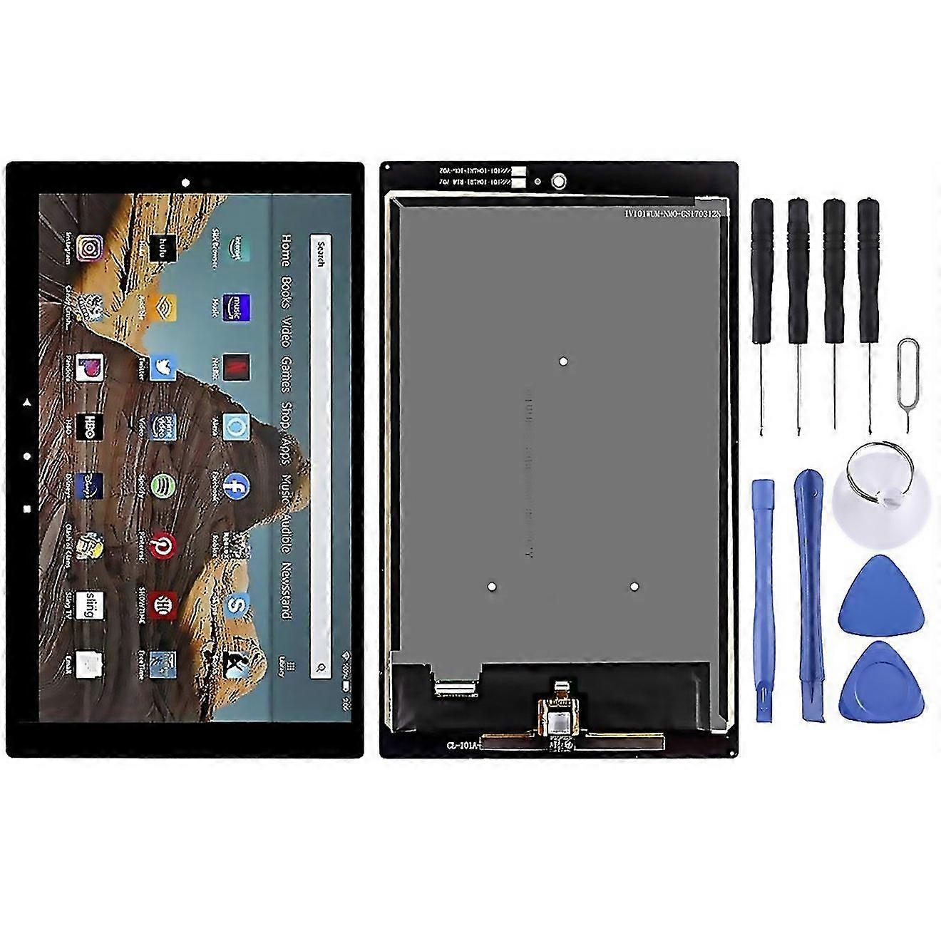 Écran LCD OEM pour Amazon Fire HD 10 2019 9e génération M2v3r5 avec numériseur complet, noir