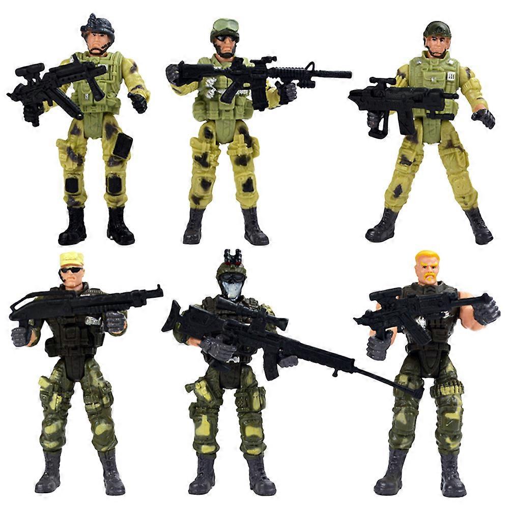 Kid Special Forces Toy for Pretend Play 6Pcs Assorted