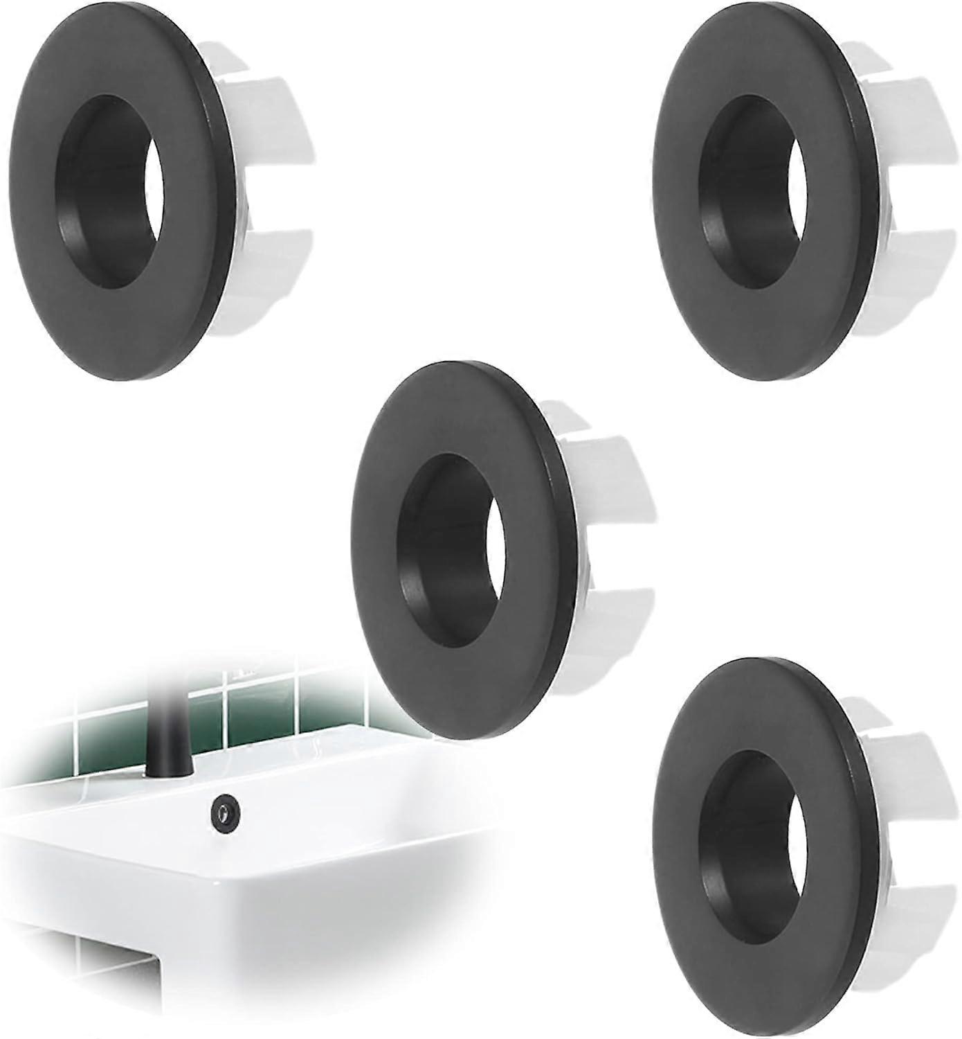 4 Pcs Sink Overflow Ring, Overflow Cover for Sink Overflow Cover