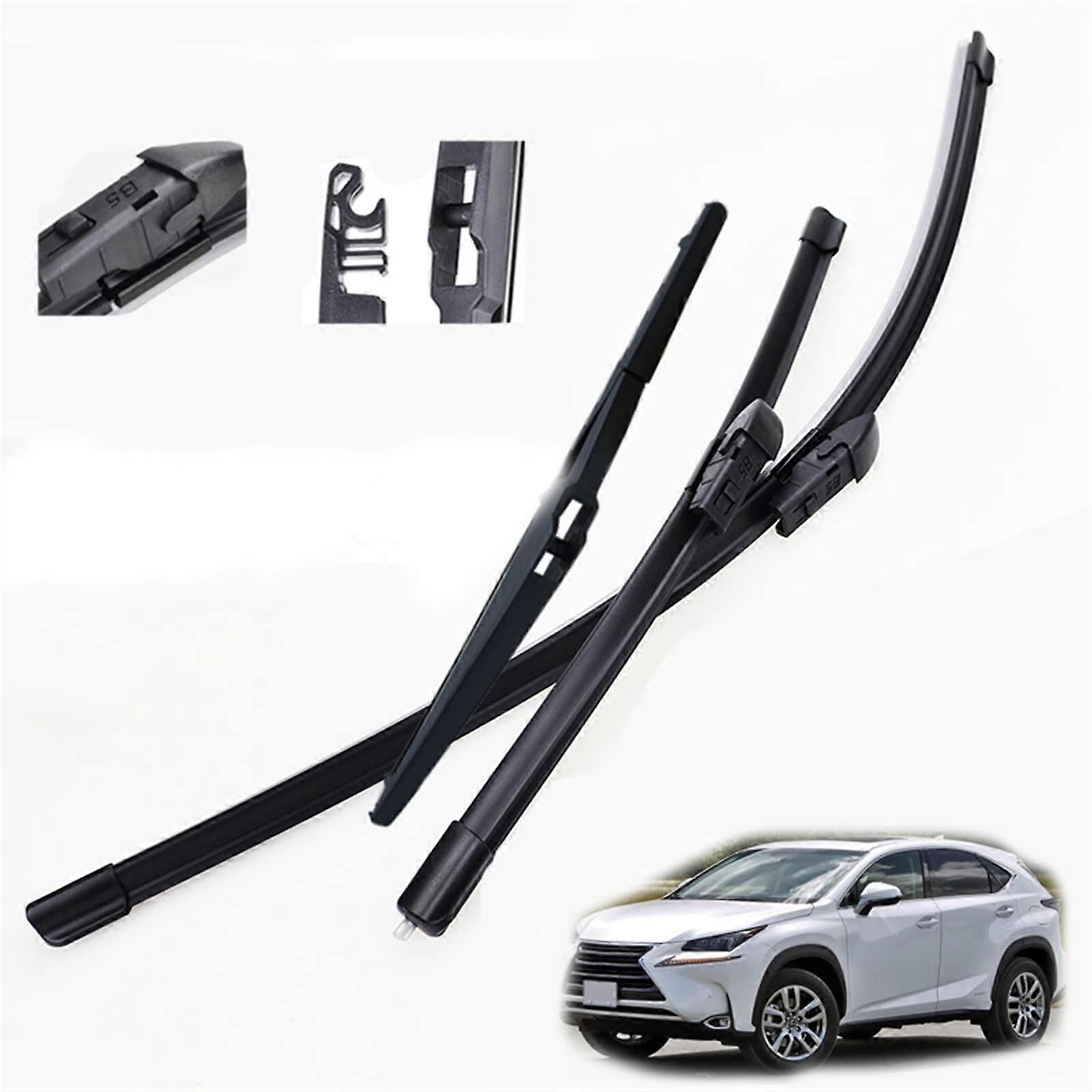 Front & Rear Wiper Blades Set For Lexus NX (NX200 NX200t NX300h) 20142019 26/16/12 Inch Windshield Wiper Replacement