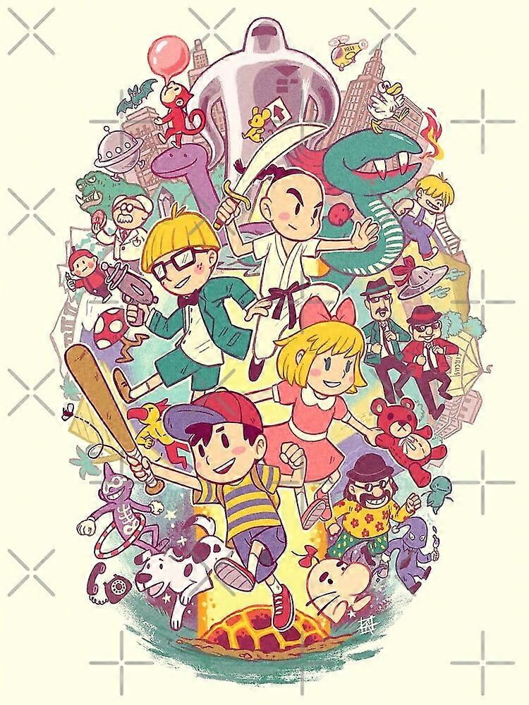 Earthbound Poster Framed-unframed