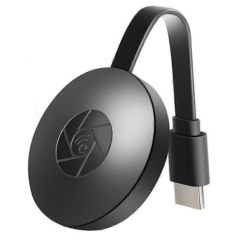 HDMI Wireless Display Adapter Mobile Screen Mirroring Receiver From Phone to Big Screen for Chrome Google Home Black