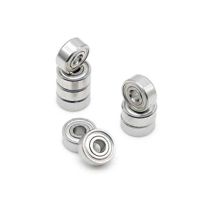 R2ZZ ABEC7 Inch Ball Bearings 10 Pack 3.175 Mm Bore 9.525 Mm Outer Diameter 3.967 Mm Width