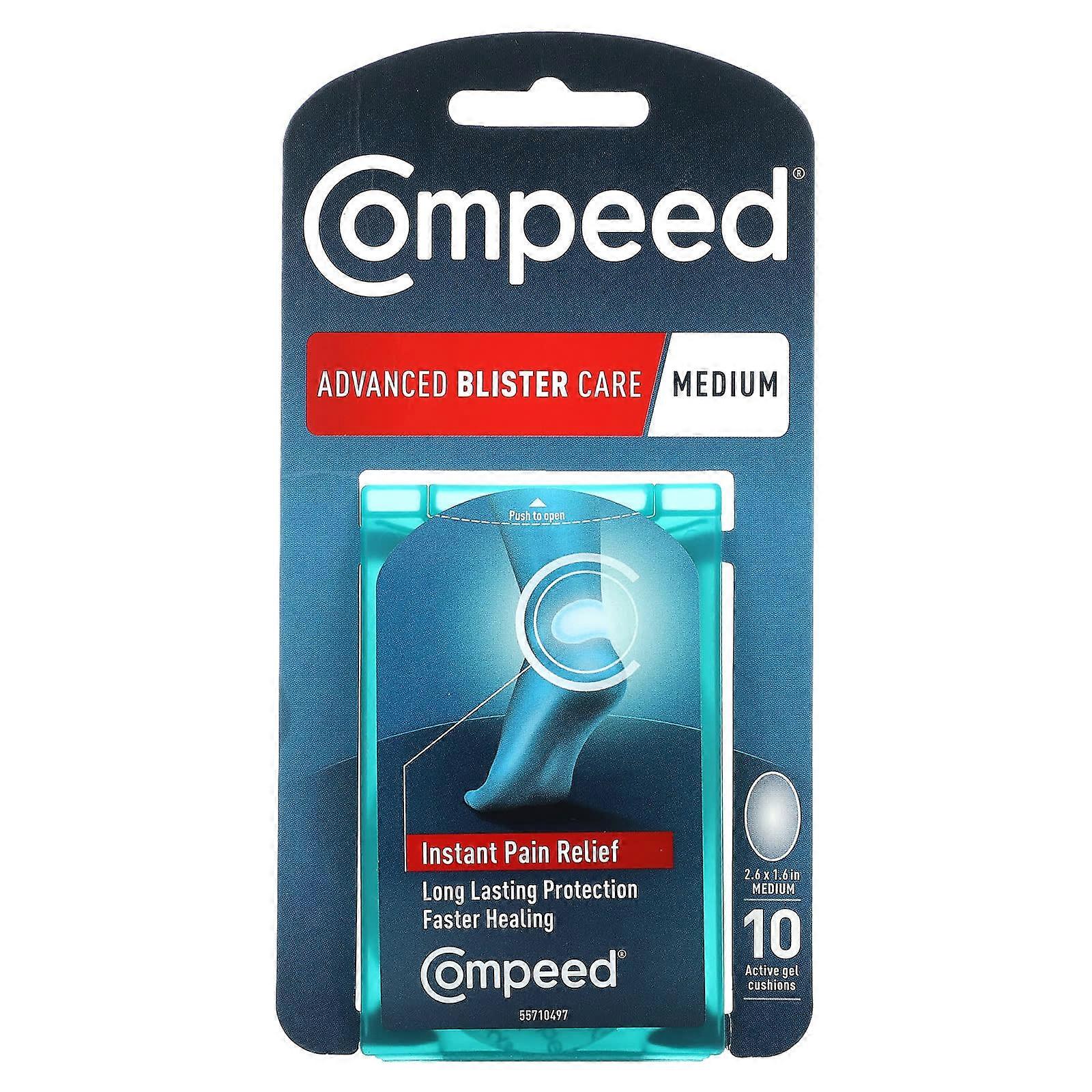 Advance Blister Care, Medium, 10 Active Gel Cushions