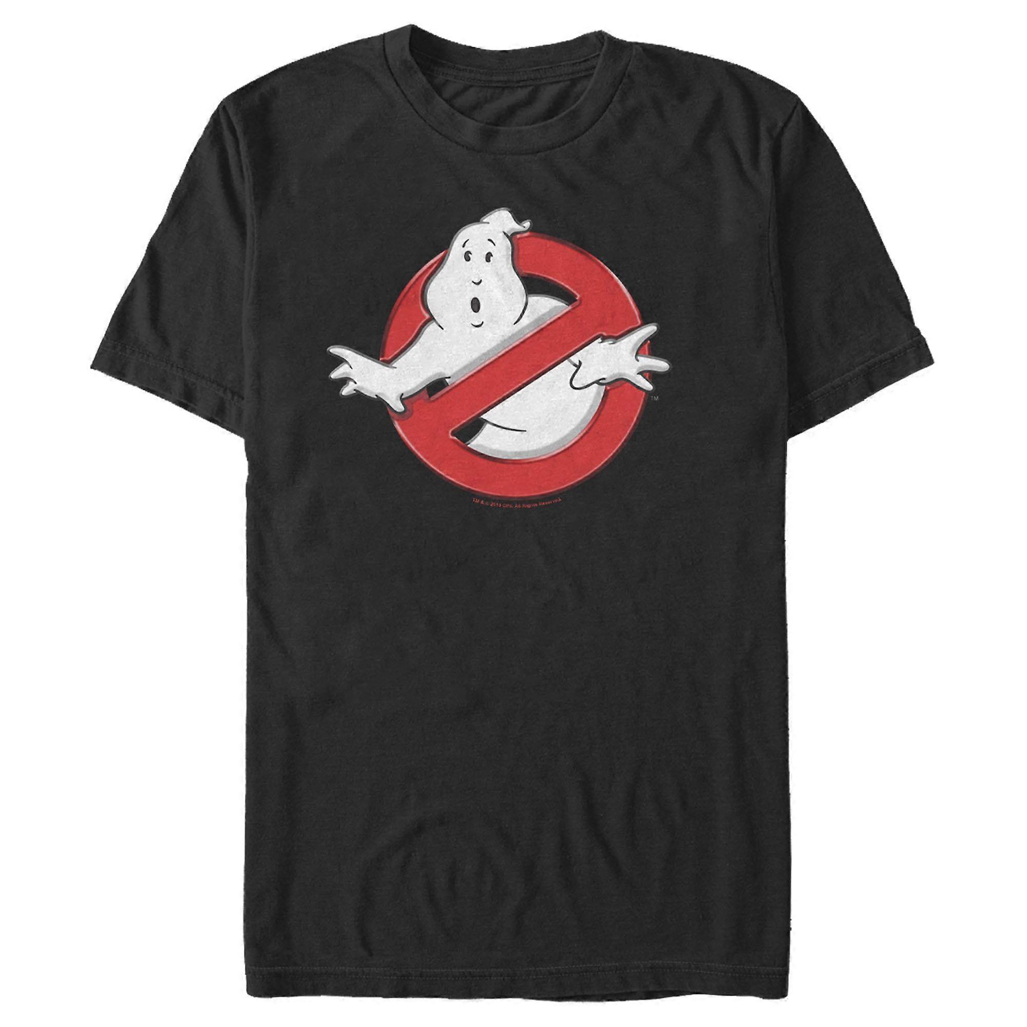 Ghostbusters Classic Logo  Graphic Tee Black Large-ob54
