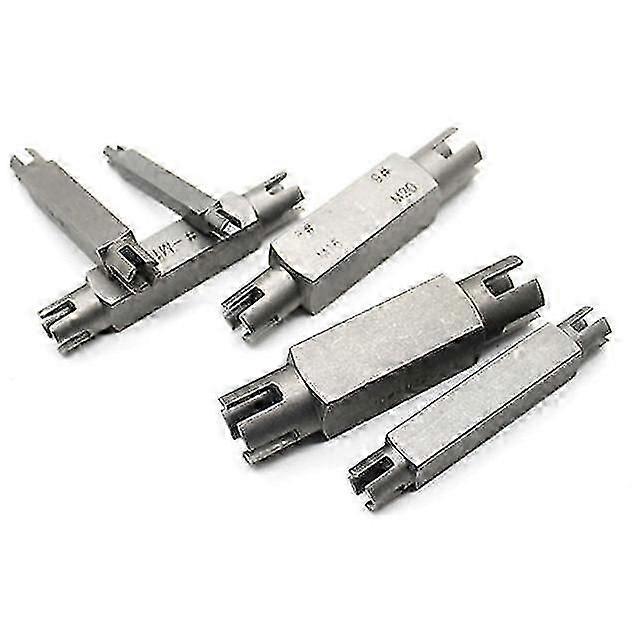 6Pcs hexagonal double-head broken tap retractor tap extractor take-off wire tap retractor reverse wire take-off tool