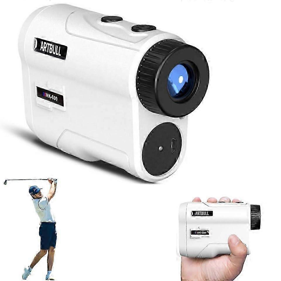 1000M Golf Rangefinder with Slope and Flag Lock, Rechargeable Laser Distance Finder for Hunting, Waterproof, Type-C USB, 6 Measurement Modes