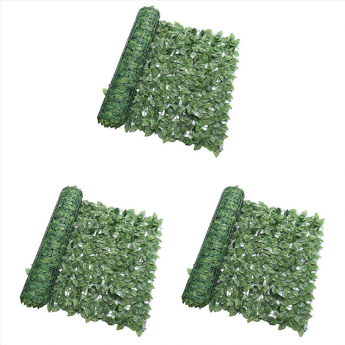 Artificial Plant Fence Green Leaf Fence Panels Privacy Fence Screen