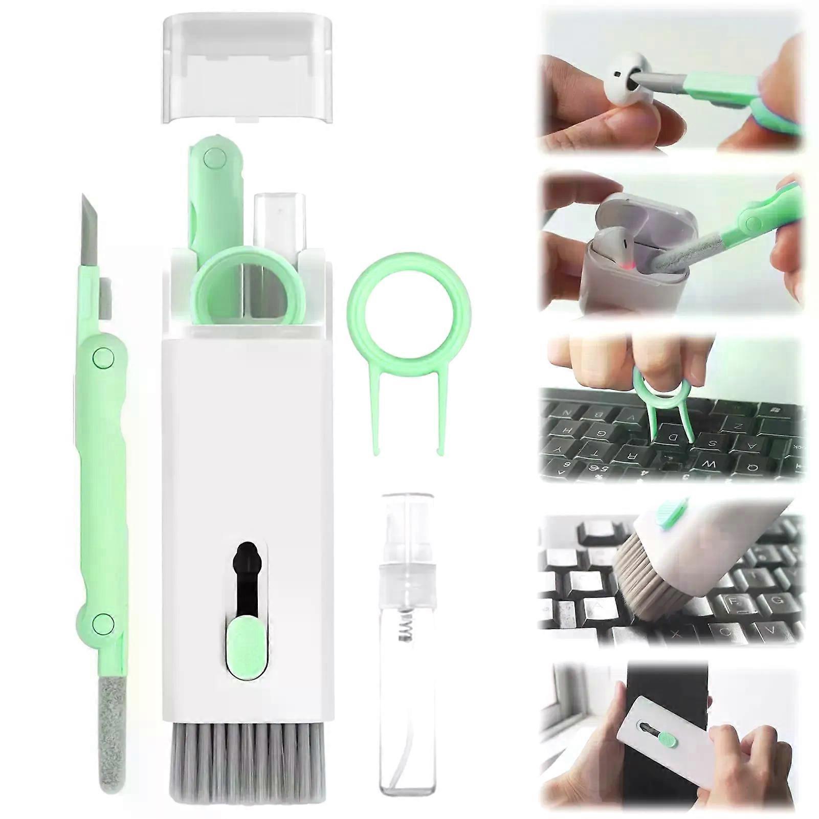 7in1 Computer Phone Cleaning Set for Laptop Keyboard Airpods Pro iPad Phone MacBook Earbuds Keyboard Cleaner Brush Kit