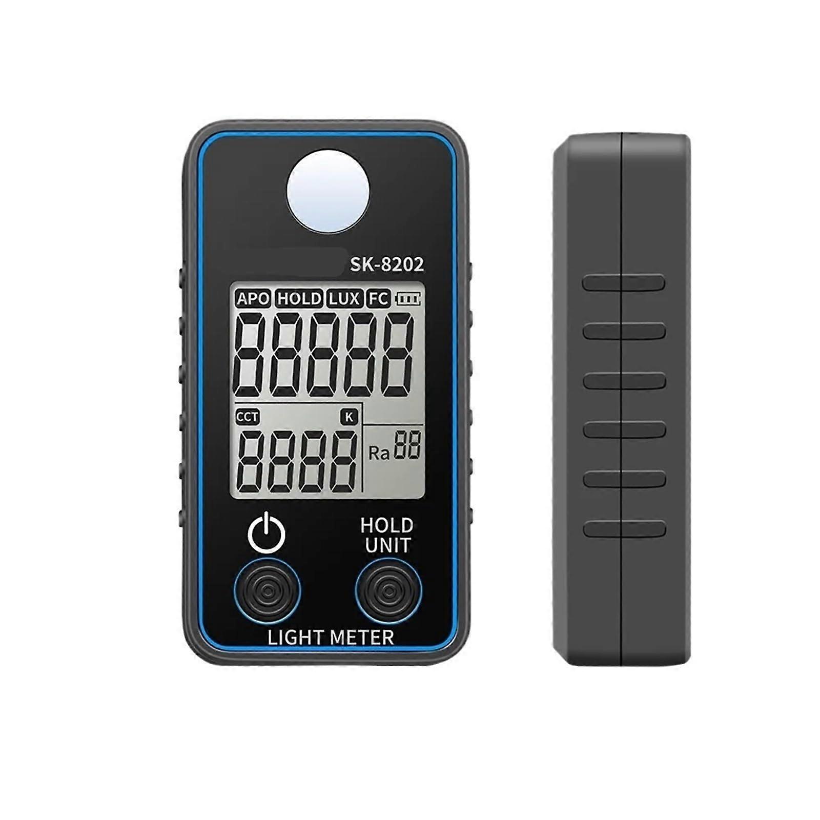 Digital Light Meter  Handheld Luxmeter, LCD, 0.5300,000 Lux/Fc, Pocket Luxmeter Photometer For Plant Growth