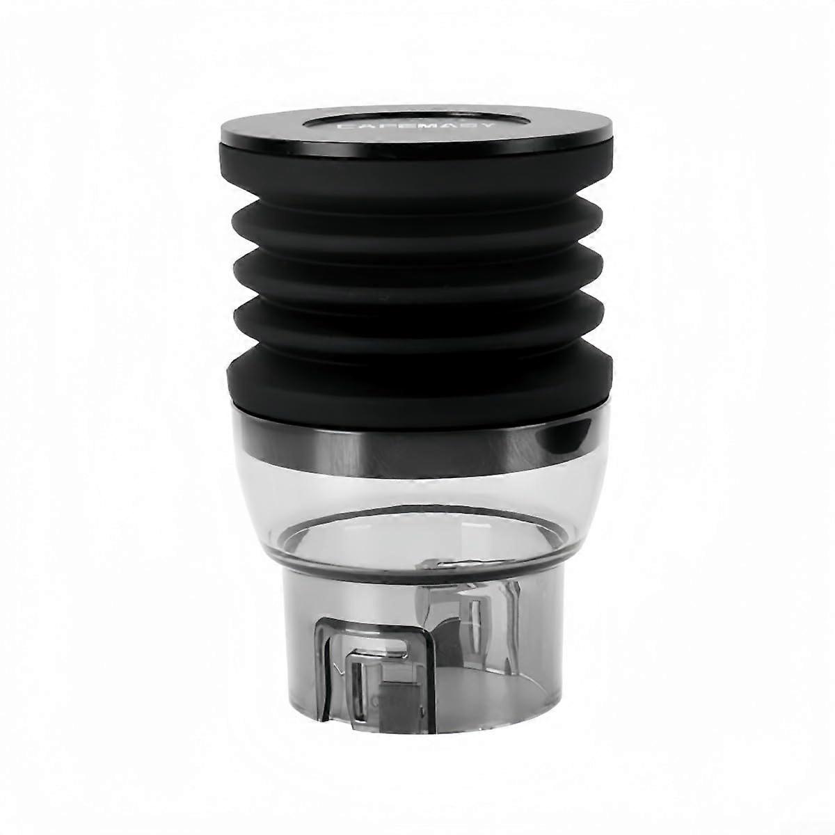 Coffee Grinder Blowing Bean Bin Aluminium Lid Silicone Coffee Grounds Container For Manual Dosing Kitchen Accessory