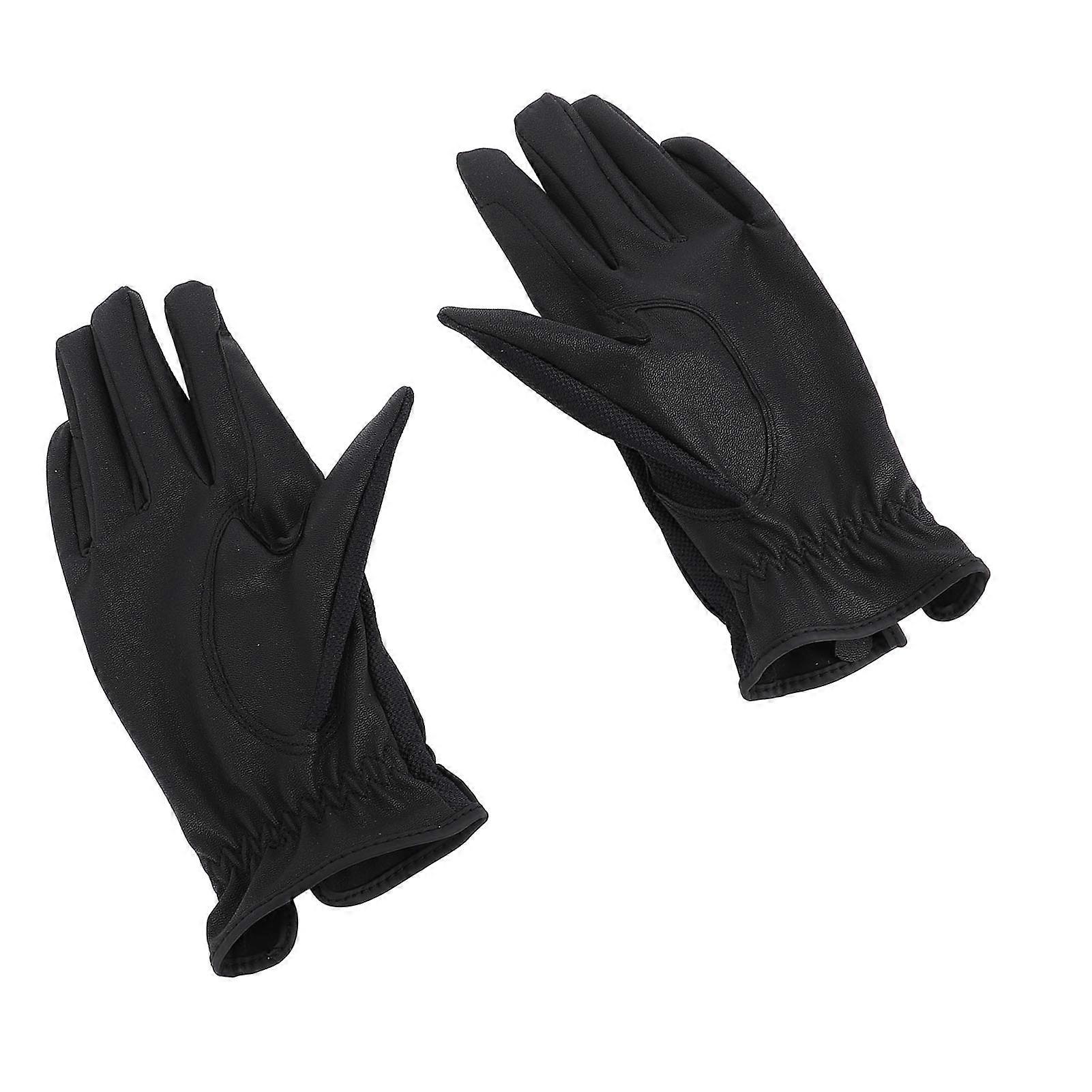 1ペア乗馬グローブ大人の乗馬グローブアンチスリップ通気性乗馬乗馬グローブ乗馬トレーニングコンペティションM用