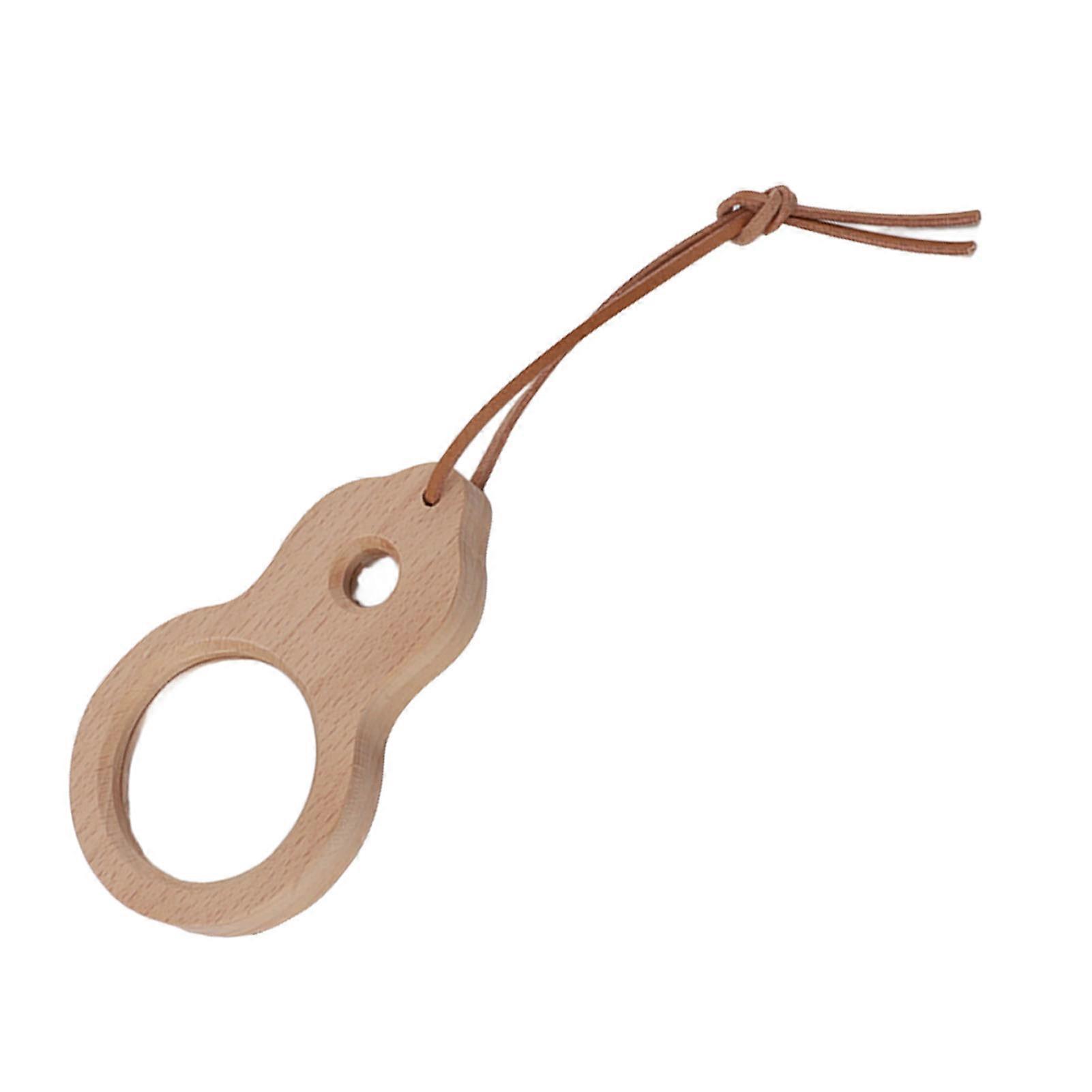 Wood Magnifying Glass Small Portable Smoothing Sturdy Multi Purpose Wooden Magnifier for Book Reading Study Home 