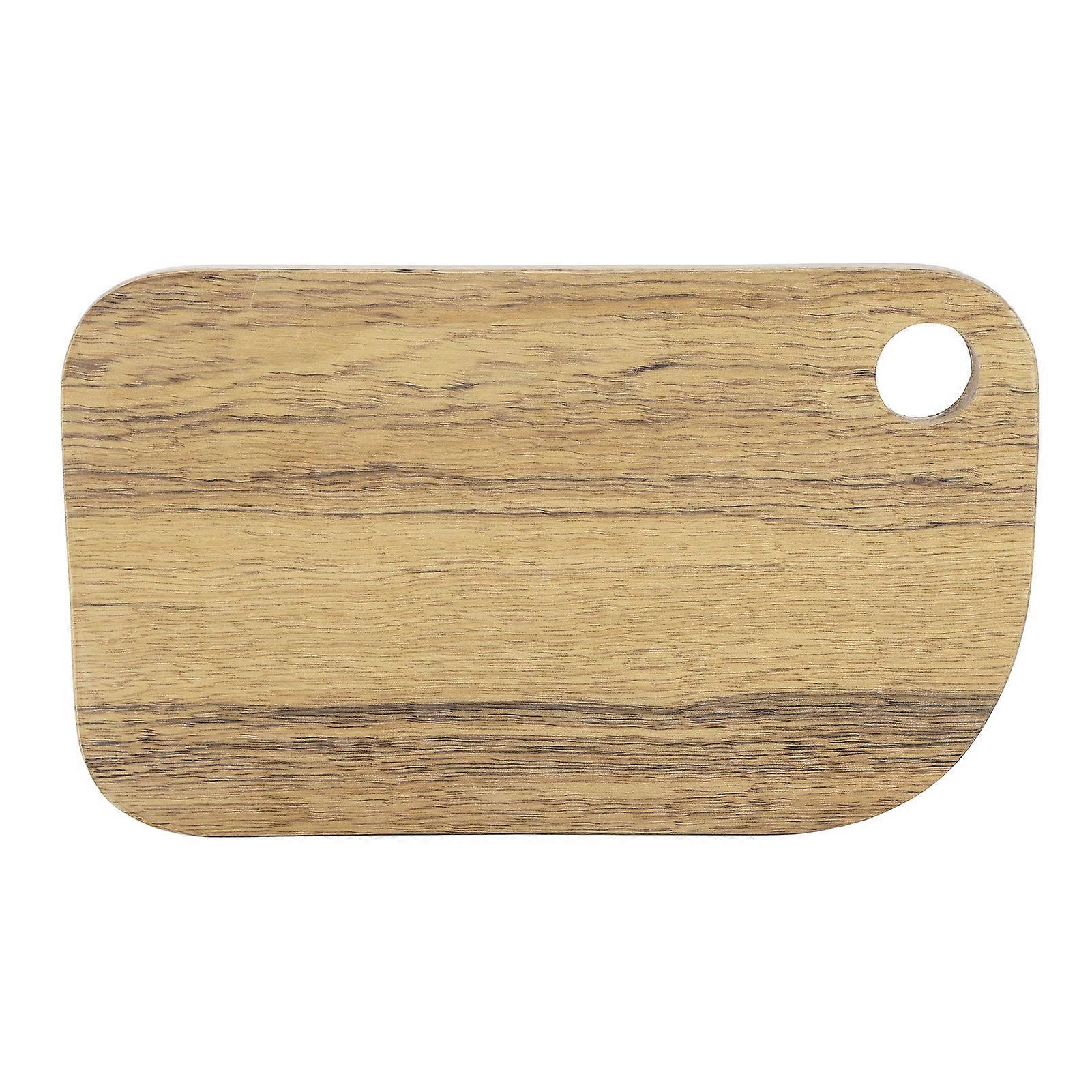Wood Cutting Board with Hanging Hole Wood Chopping Board for Bread Pizza Vegetable Fruits Cheese Serving Zebra Wood Rectangular S 