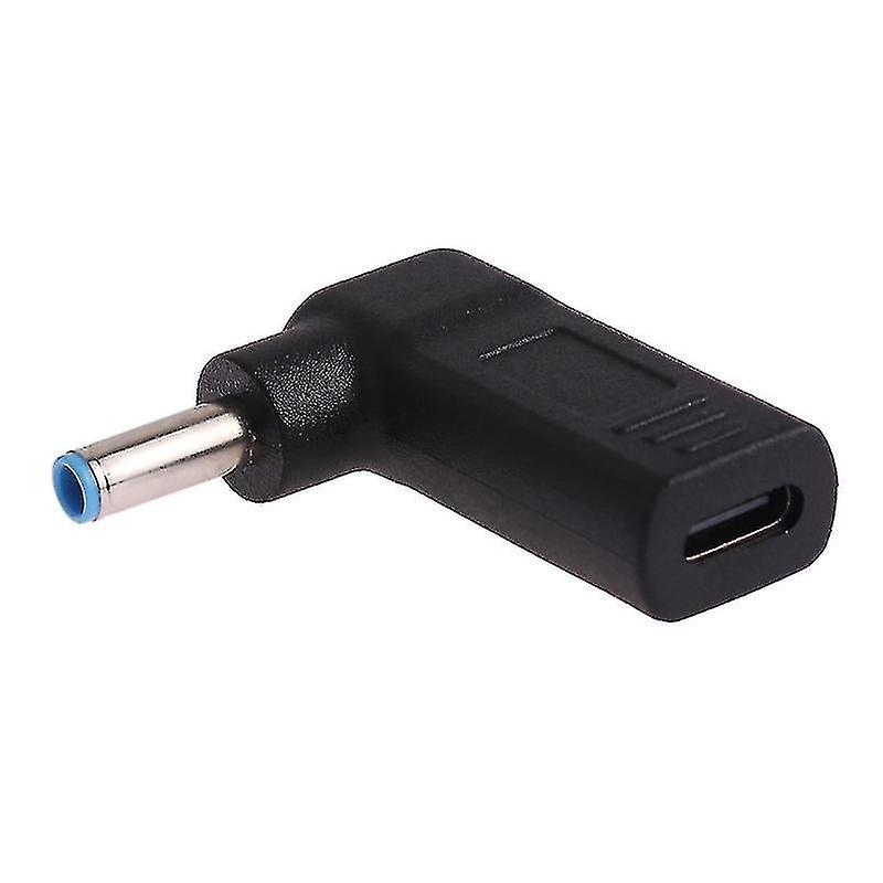 Computer Accessory Sets Usb-c Type-c Female To 4.5x3.0mm Male Plug Elbow Adapter Connector Blue