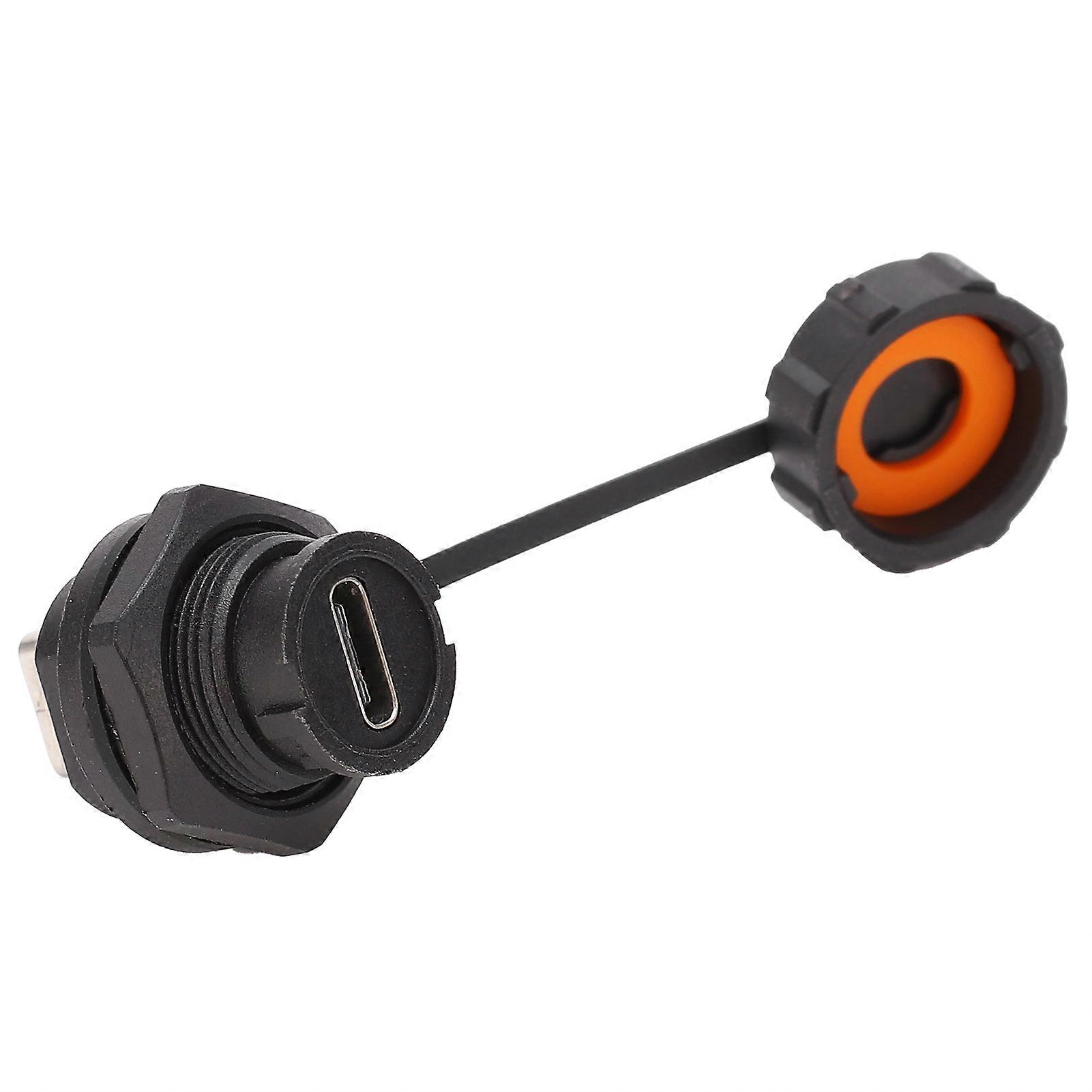 TypeC Socket Waterproof Connector Female Board Snap Lock Industrial Socket E10TPCBFFF