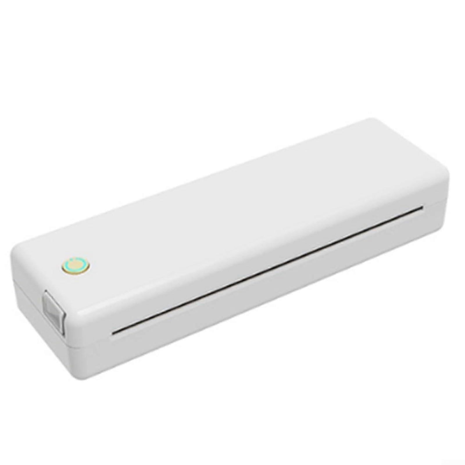 Travel-friendly Thermal Printer Wireless A4 Paper Support Portable Printing High-resolution Output Compact White