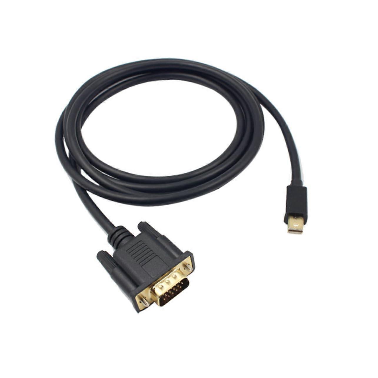 Feet Mini DisplayPort To VGA Cable GoldPlated VGA Adapter For Laptop Desktop Monitor Video Transmission Support Mini Port