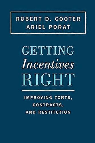 Getting Incentives Right: Improving Torts Contracts and Restitution