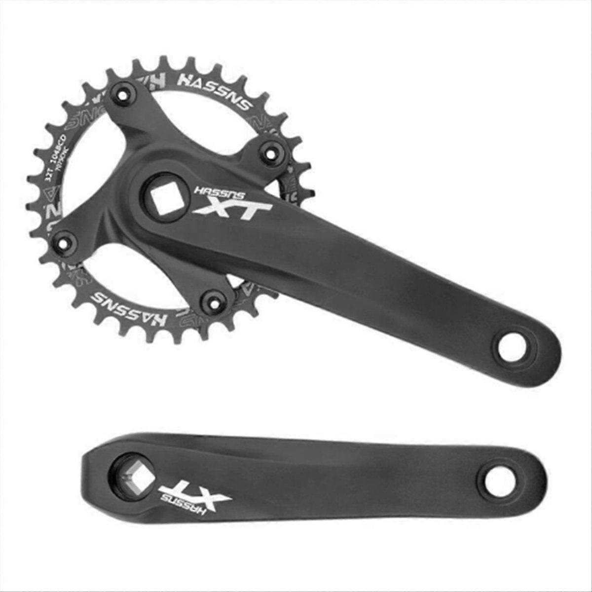 Mountain Bike Crankset 32T 170MM Cranks with Square Tip Compatible with 104 BCD