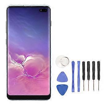 Remplacement de l’écran de téléphone de 6,4 pouces pour Galaxy S10 Plus Kit de réparation d’écran LCD Numériseur d’assemblage tactile