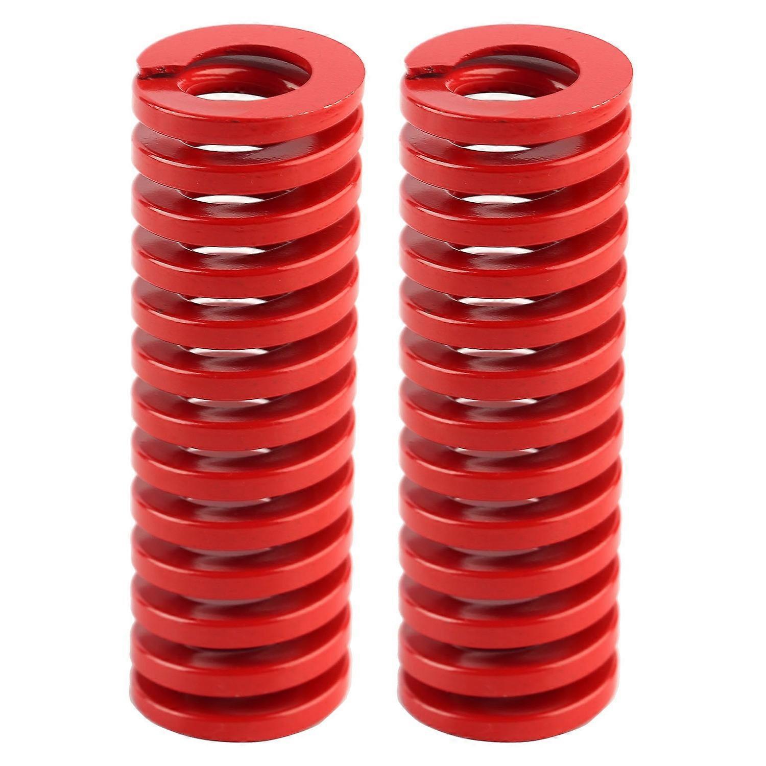 2pcs OD 30mm ID 15mm Medium Load Mould Die Spring Red (TM30*90mm)