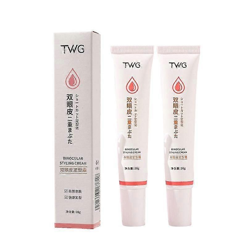 2pcs Double Eyelid Styling Cream, Double Eyelid Shaping Cream Invisible Eyelid Cream