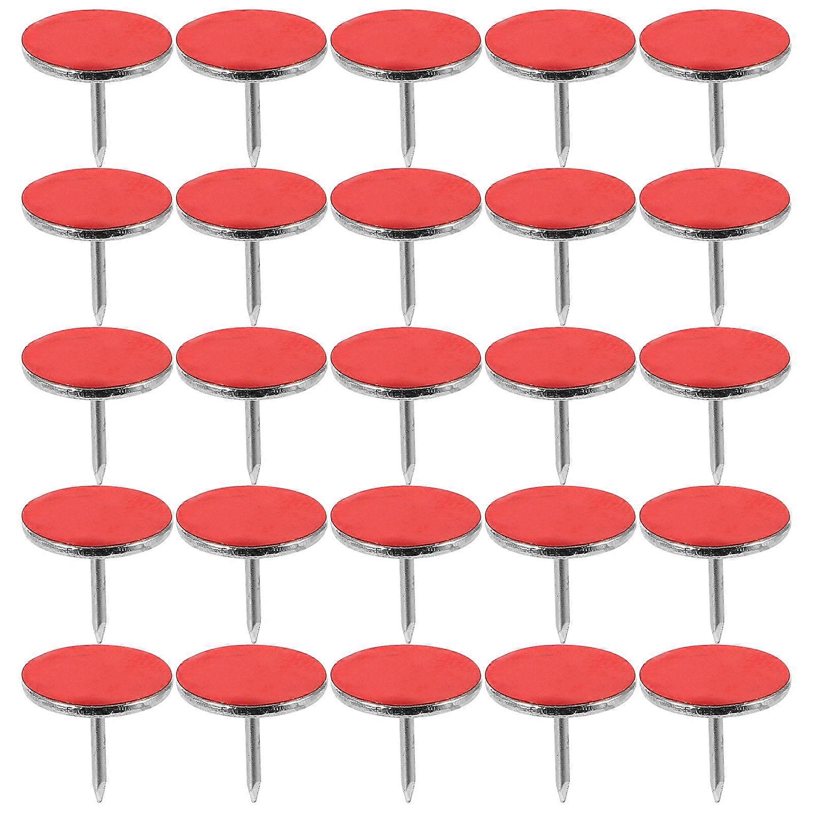 50pcs Reflective Trail Markers Push Pins For Outdoor Use Thumb Tacks For Night Safety, Ideal For Hiking And Running Hiking Outdoor