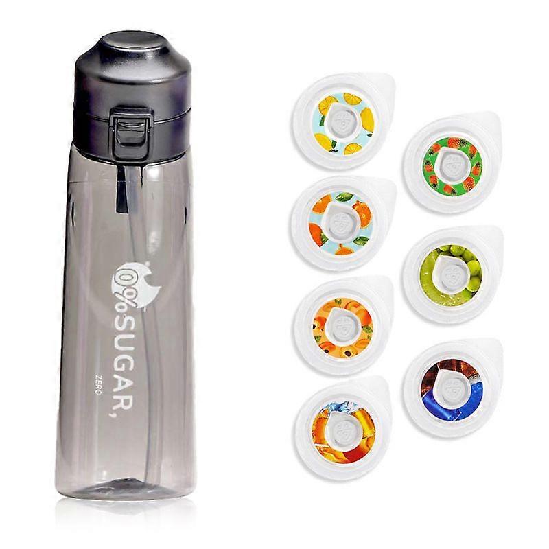 650ML Flavored Water Bottle with 7 Fruit Pods