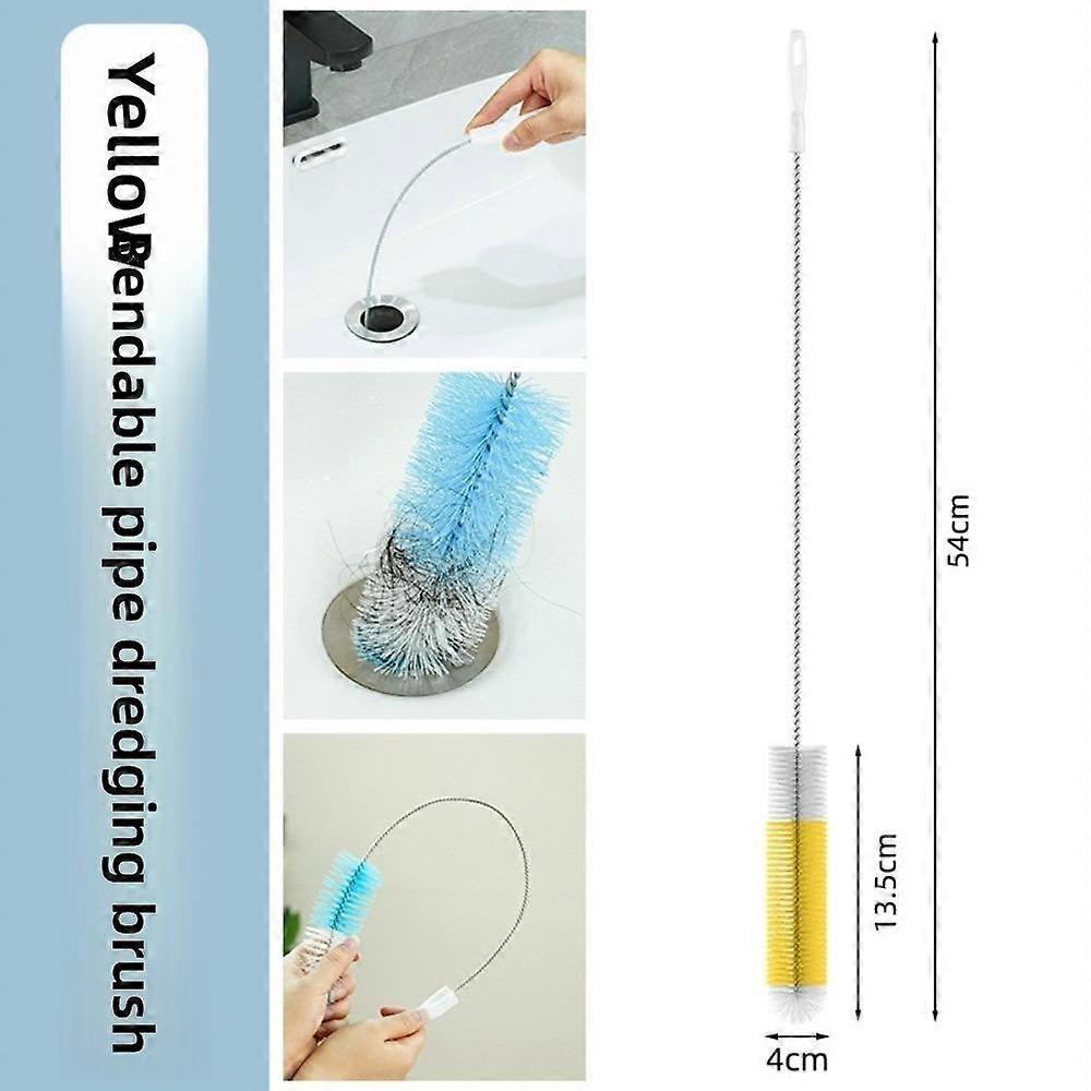 Flexible Pipe Dredging Brush 54cm Clog Plug Hole Remover Tool  For Water Pipes