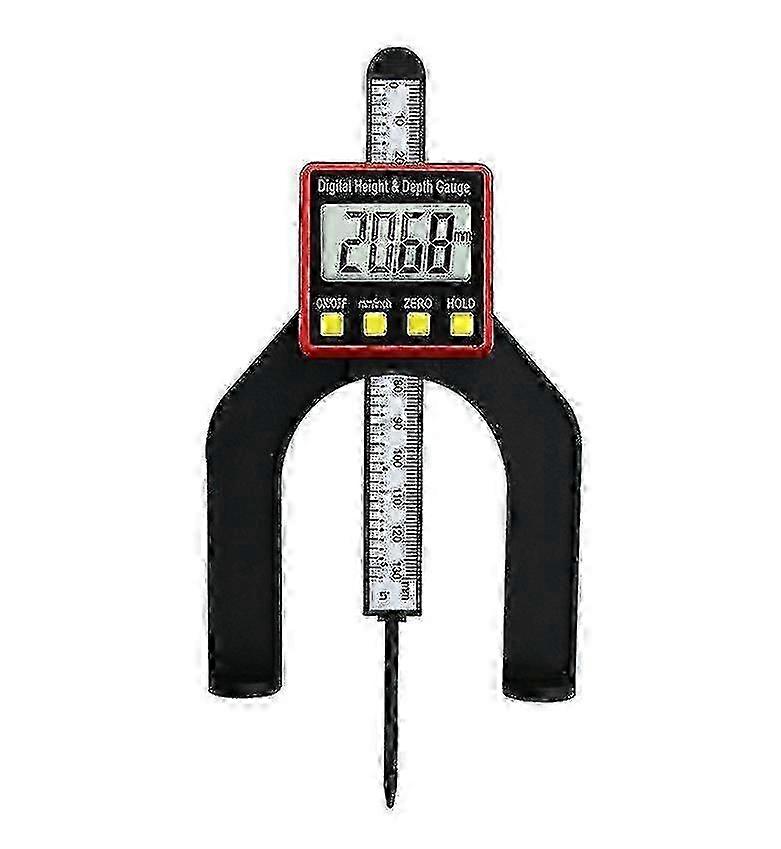 0-80mm Digital Height Gauge Table Saw Depth Gauge With Three Measurement Units Locking Screw 2025