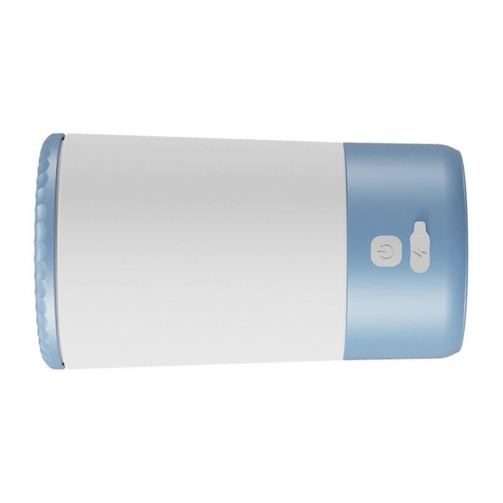 Ergonomic Pet Base Bath Cup With Circuit Cleaning Structure For Mud Dirt Removal After Walks  White and blue