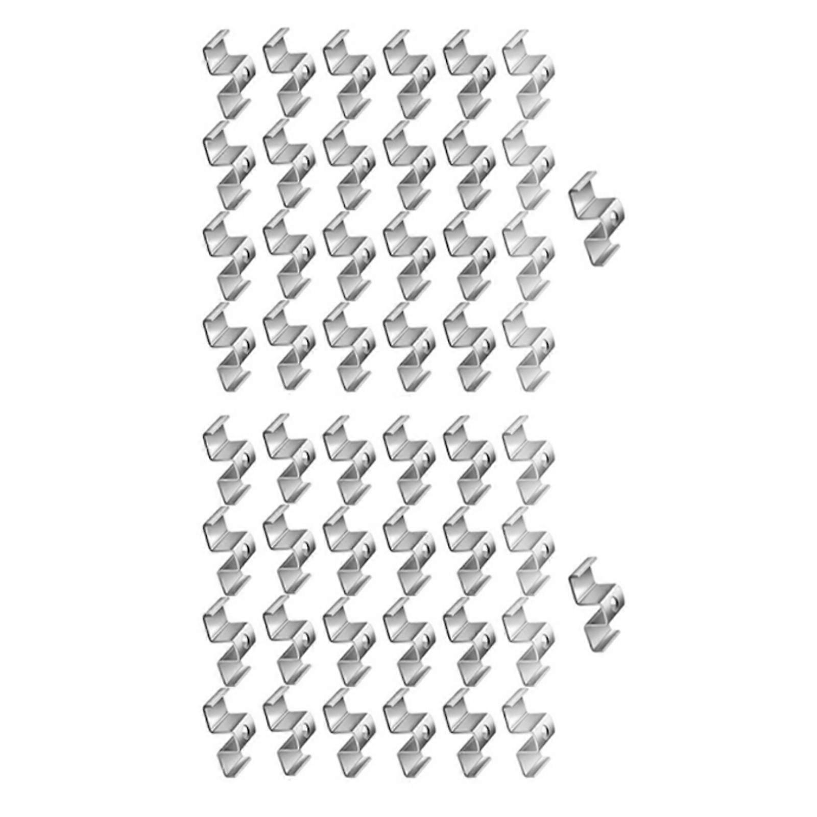 Structural Grating Anchoring Clamps Consistent 1/2 to 2 Foot Deliverer Shafts 25 otherwise 50 Divisions Multicolor