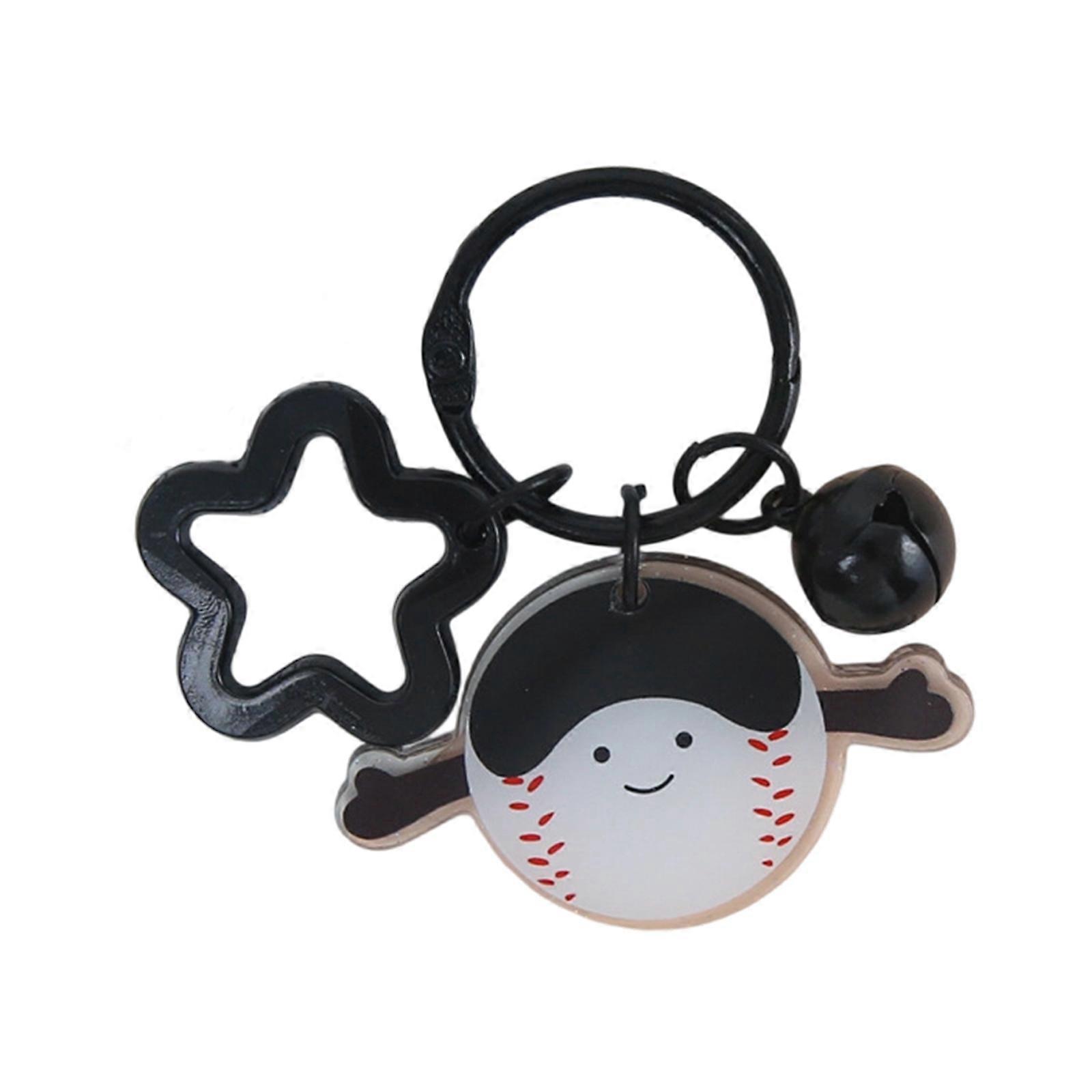 Whimsical Cartoon Keychain Set With Football Pingpong Motifs Lightweight Resin Keyring For Custom Styling Multicolor