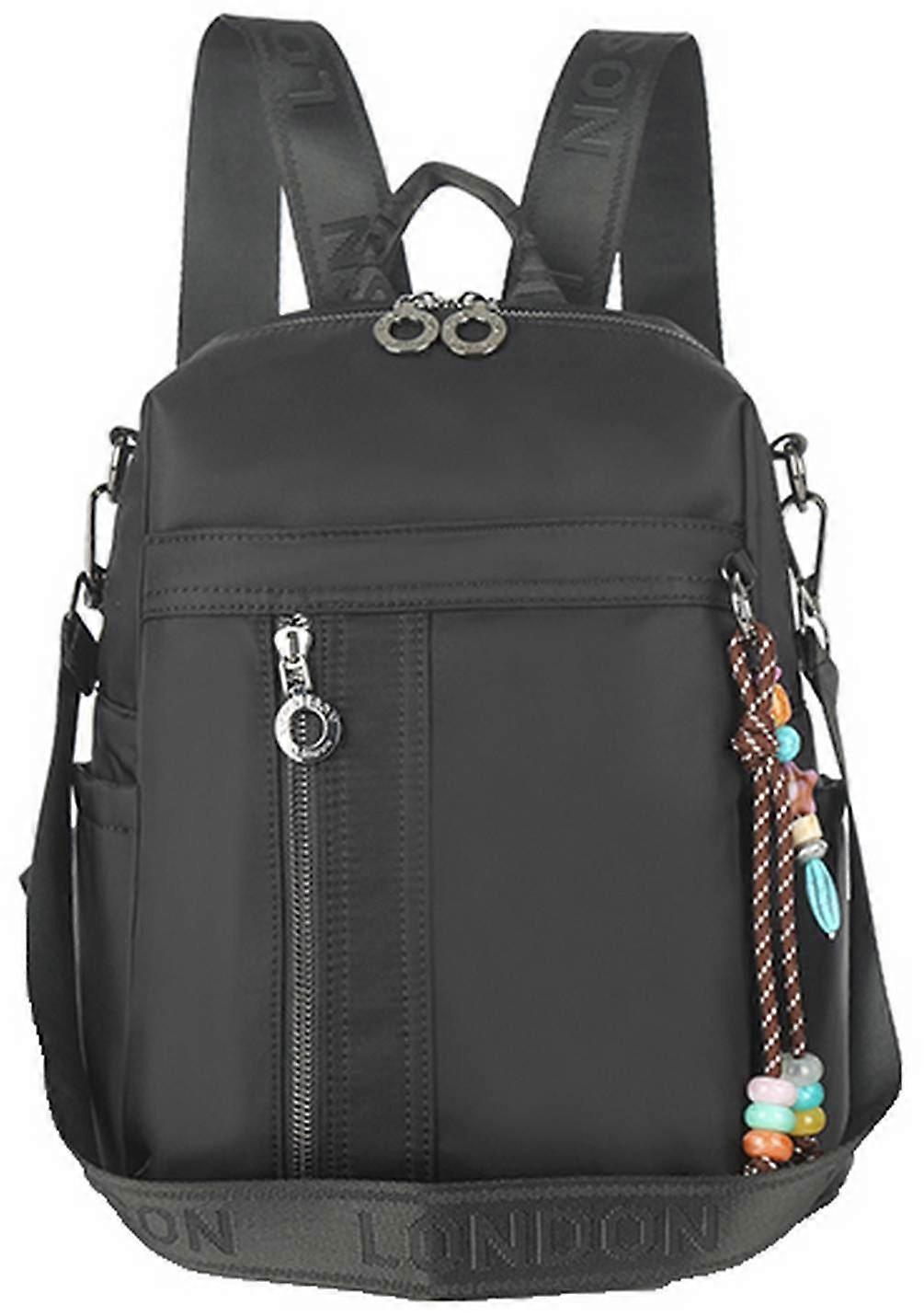 Long and Son Shoulder Backpack - Black