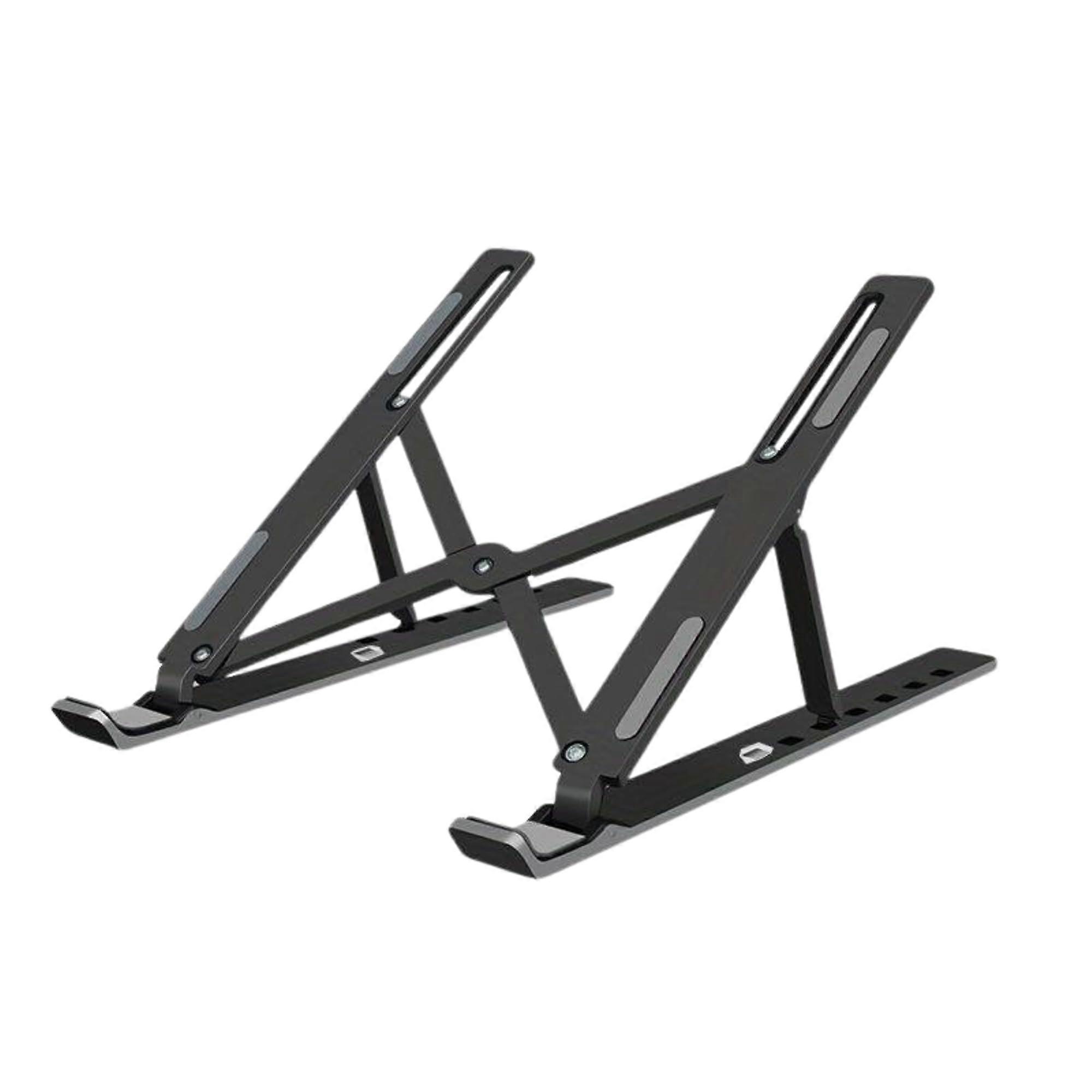 Laptop Stand Adjustable Aluminum Portable Foldable Desk Riser with 6 Angles for 1015.6 Inch Devices