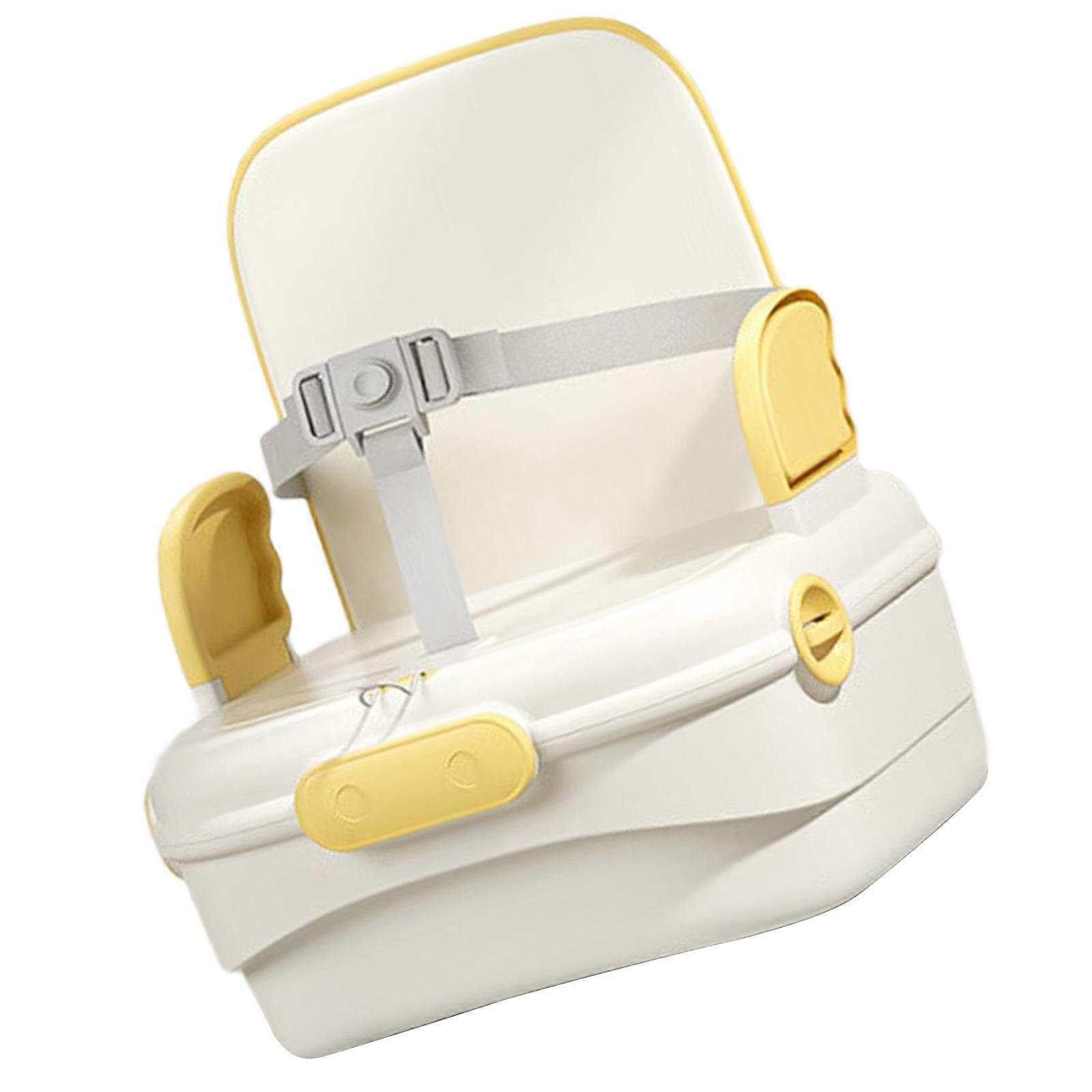 Multi Functional Infant Feeding Chair Fold Into Backpacks Design Double Security Fasteners Spacious Storage Compartment  Yellow