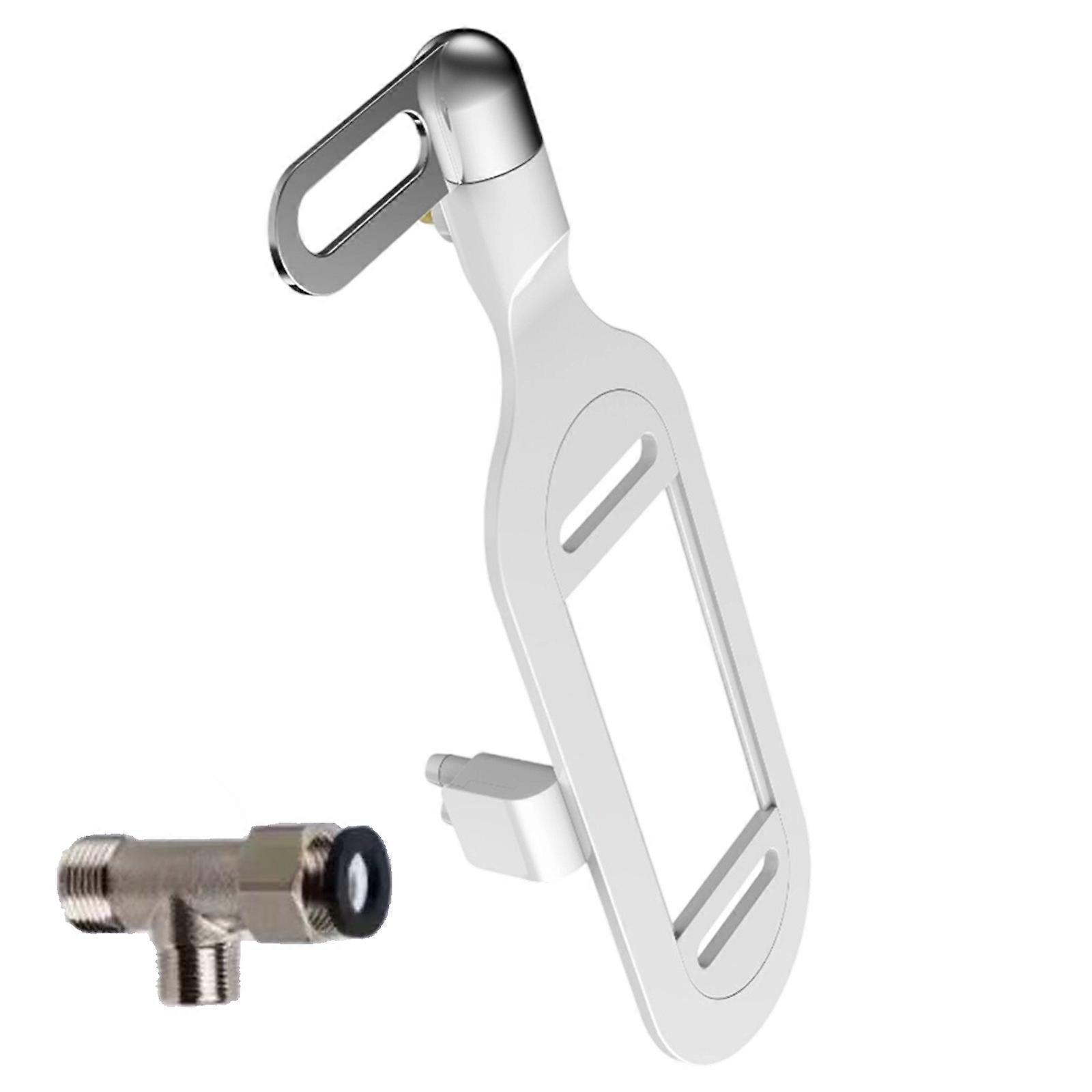 Slim Edges Bidet Attachment for Toilet, Not Electric, Selves Cleaning Double Nozzles for Front and Rear Wash Multicolor