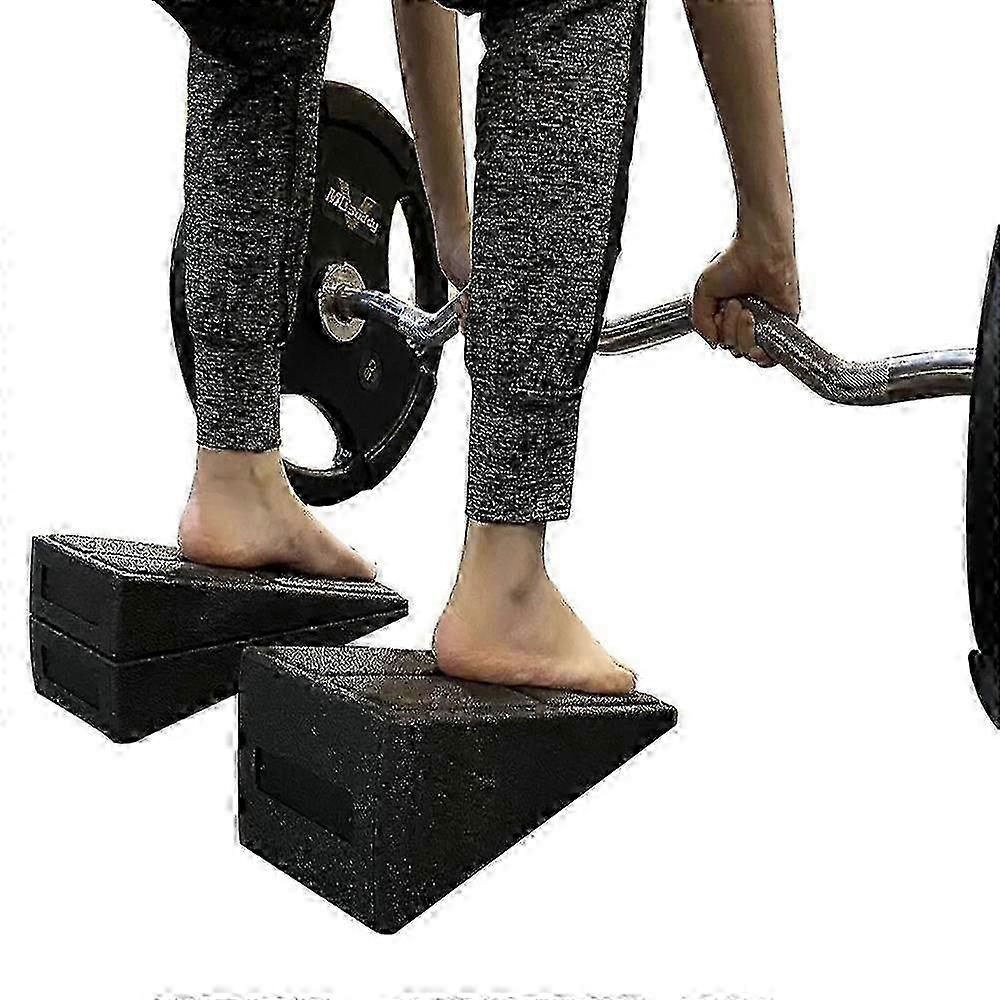 Squat Wedge Block Adjustable Non-slip Squat Ramp Deadlift Wedge Calf Stretcher Slant Board Strength For Squat And Deadlift