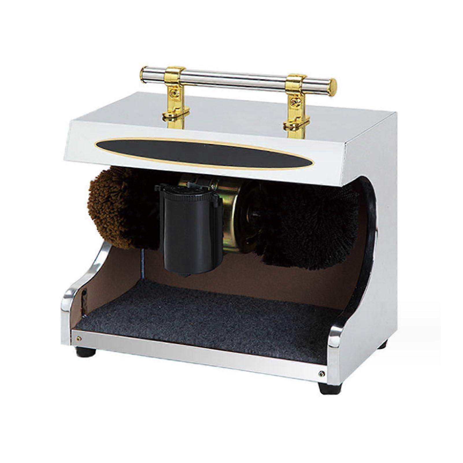 Automatic Shoe Polisher Machine with Electric Sensor, Compact Shoe Shine Cleaner for Home and Hotel