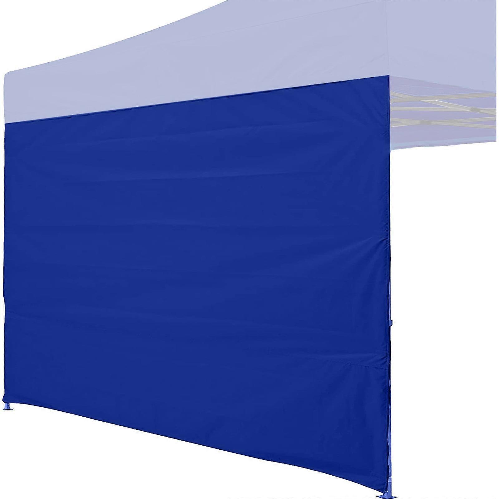 RnemiTe-amo Instant SunWall for 10x10 Pop Up Canopy, compatible with Straight Leg Gazebos, Waterproof Sidewall Only, Blue
