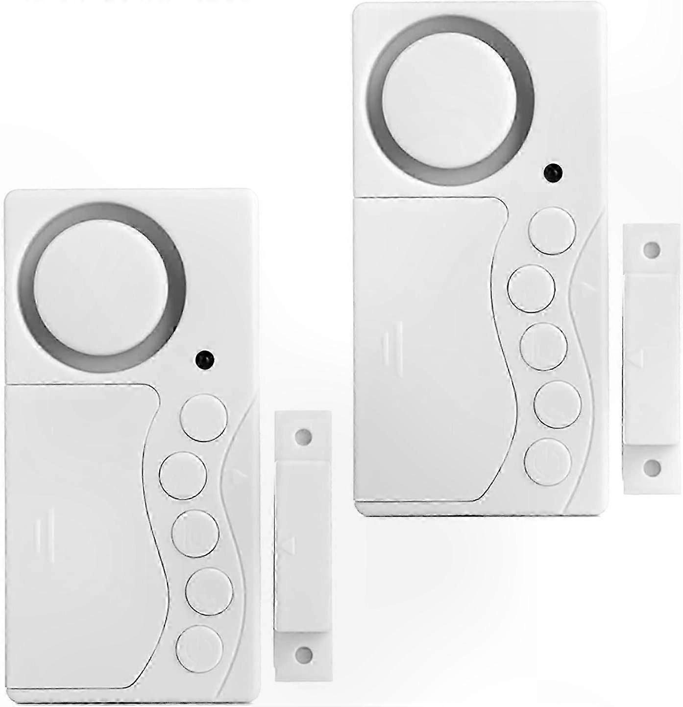 Pack Freezer Door Alarm, 4-in-1 Wireless Fridge Alarm, 108dB Loud Door Sensor Doorbell, 3-60 Sec Delay