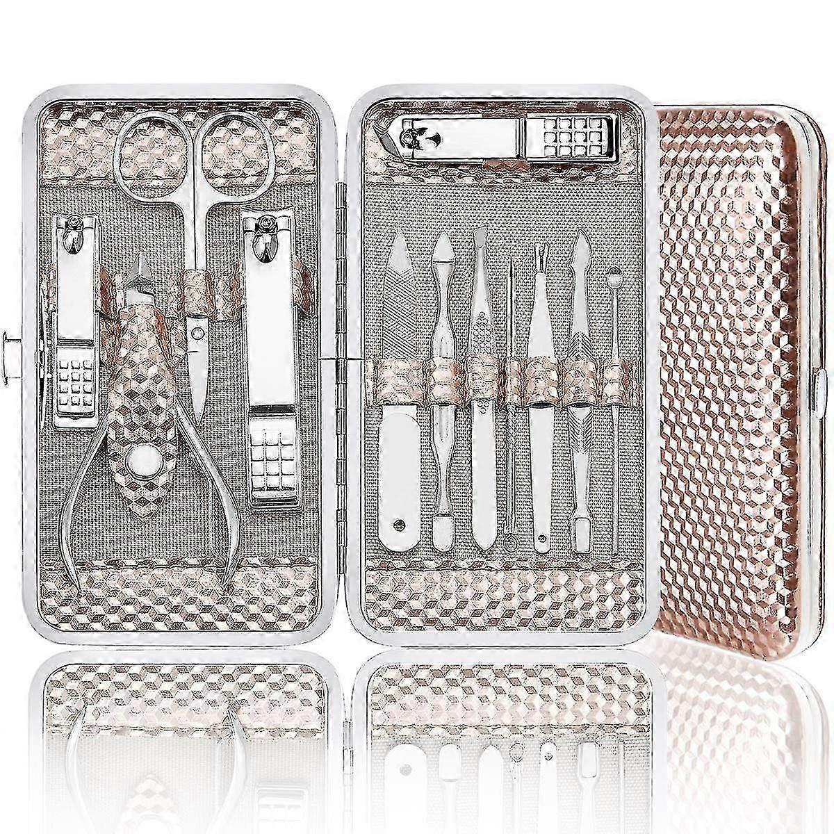 Professional nail clippers set 12pcs manicure TW