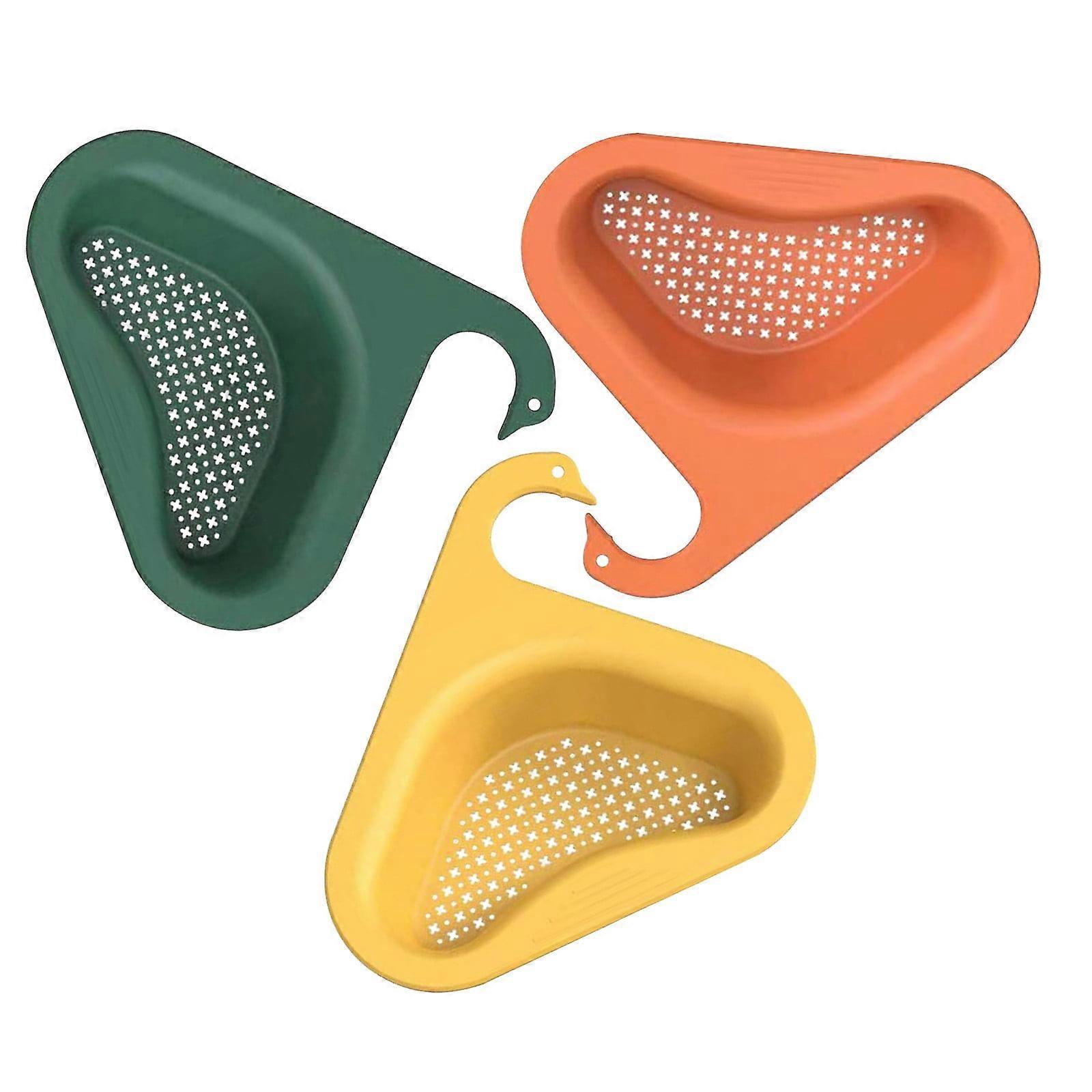 Kiplyki Multi-Functional Hanging Filtering Draining Rack,Swan Filter Basket Multi-Functional Punch-Free Pool Filter Basket