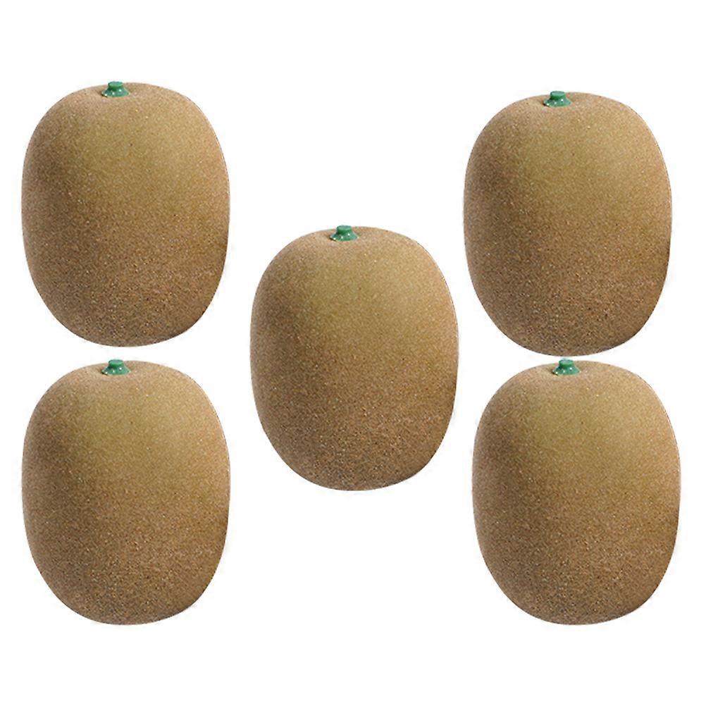 Simulated Kiwifruit Foam Model Decorations for Decor 25Pcs
