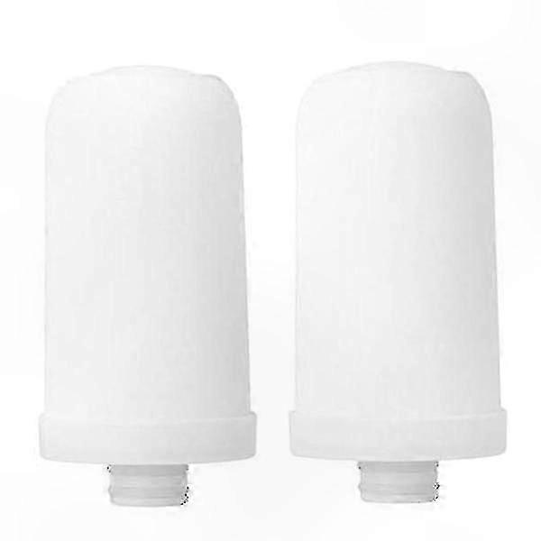 2-Pack Ceramic Faucet Filter Cartridge for Kitchen Water Purification Replacement